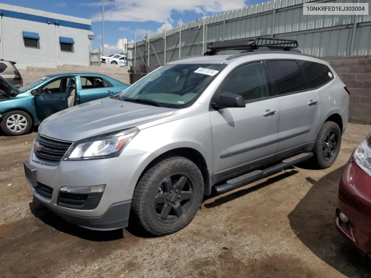 2014 Chevrolet Traverse Ls VIN: 1GNKRFED1EJ303004 Lot: 68517074