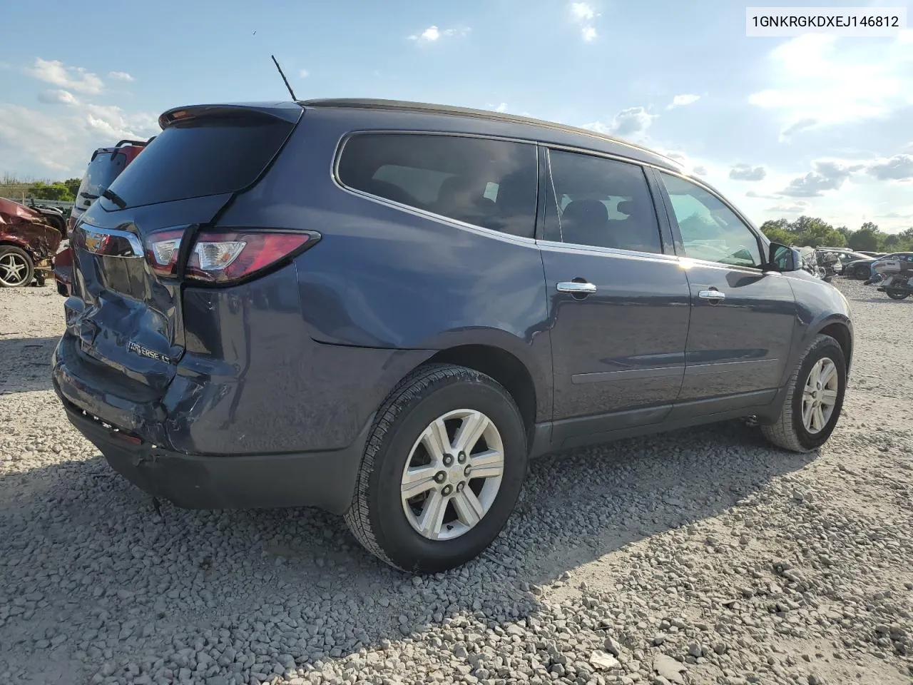 2014 Chevrolet Traverse Lt VIN: 1GNKRGKDXEJ146812 Lot: 69217344