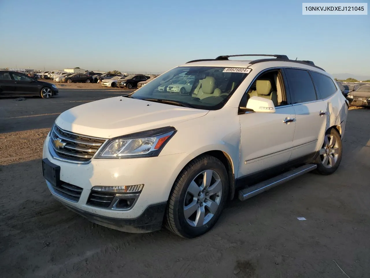 1GNKVJKDXEJ121045 2014 Chevrolet Traverse Ltz