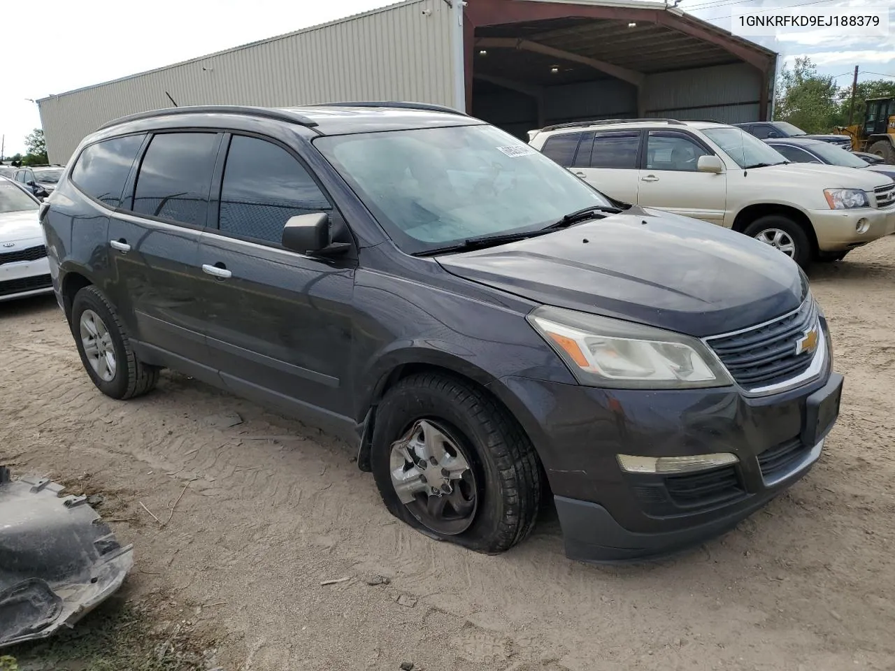 2014 Chevrolet Traverse Ls VIN: 1GNKRFKD9EJ188379 Lot: 69526164