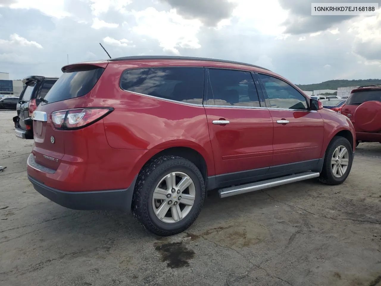 2014 Chevrolet Traverse Lt VIN: 1GNKRHKD7EJ168188 Lot: 69796904