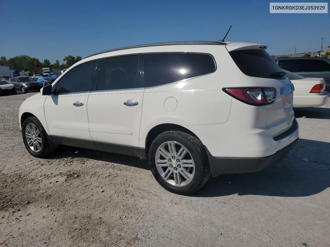 2014 Chevrolet Traverse Lt VIN: 1GNKRGKD3EJ353929 Lot: 70426954