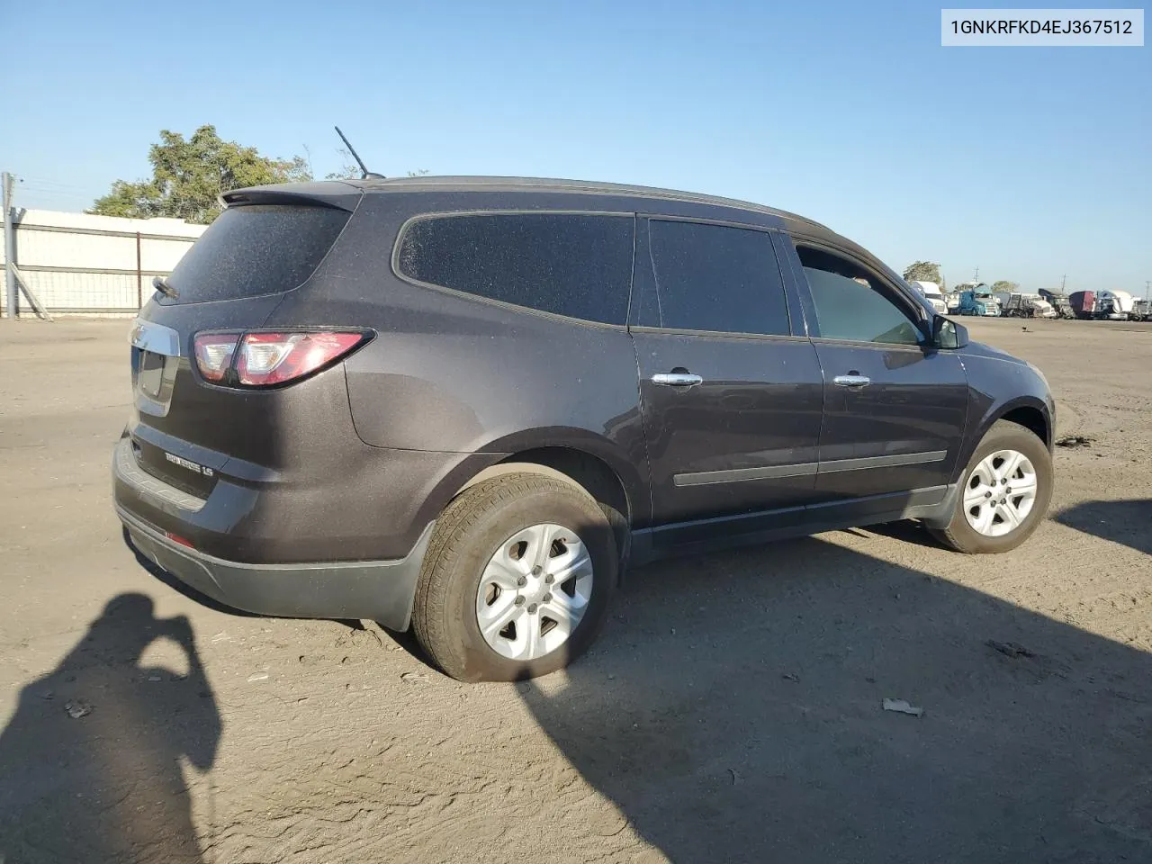 1GNKRFKD4EJ367512 2014 Chevrolet Traverse Ls