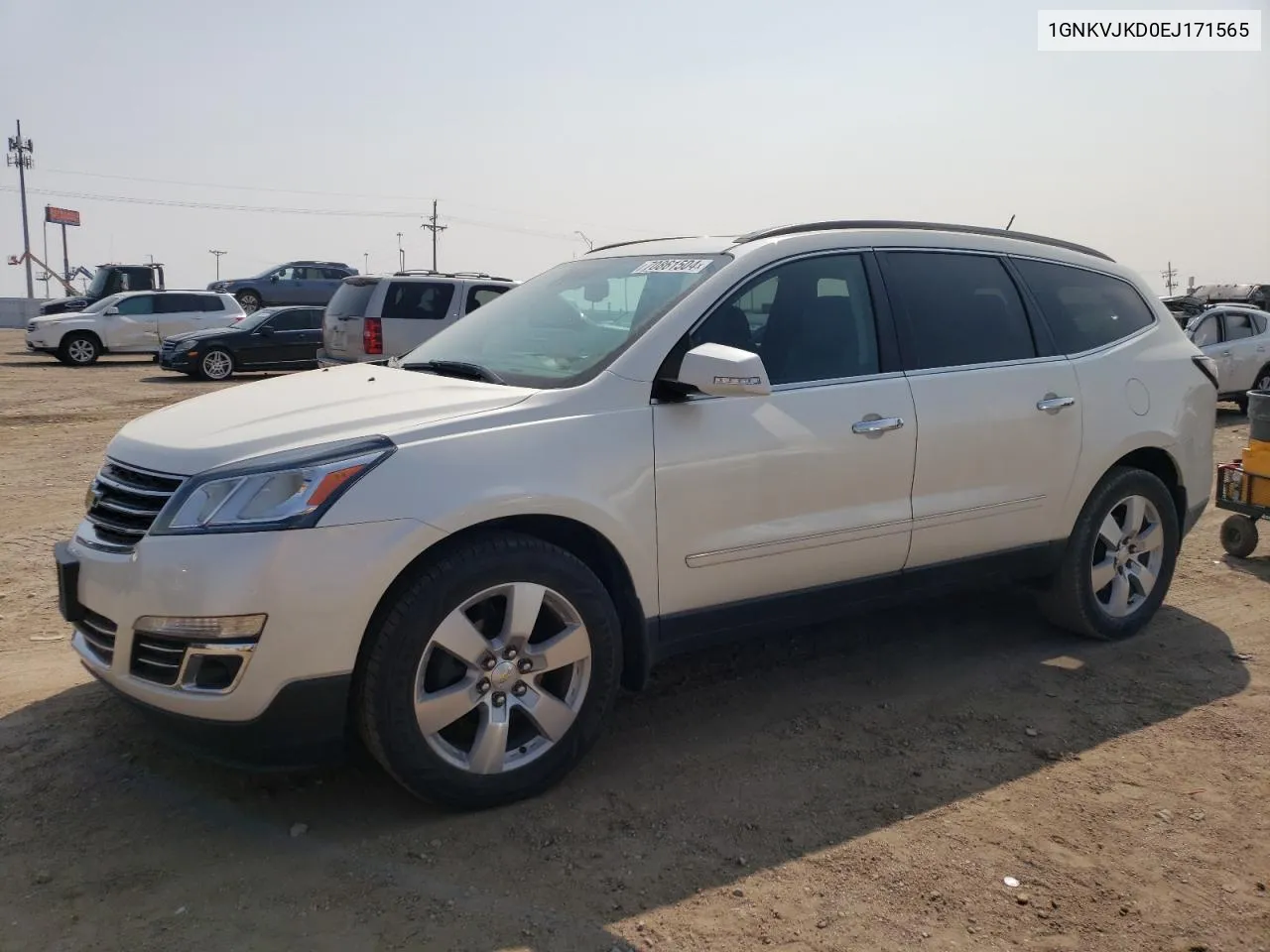 2014 Chevrolet Traverse Ltz VIN: 1GNKVJKD0EJ171565 Lot: 70861504