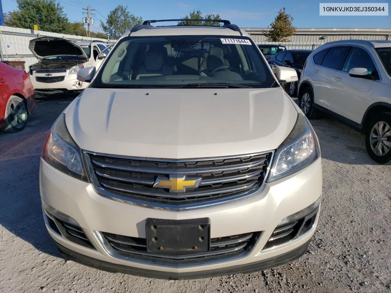 1GNKVJKD3EJ350344 2014 Chevrolet Traverse Ltz