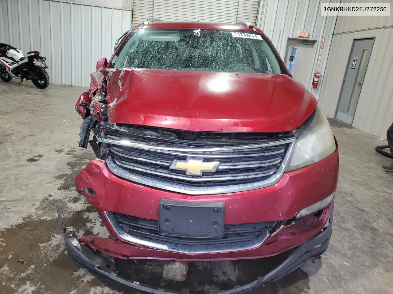 2014 Chevrolet Traverse Lt VIN: 1GNKRHKD2EJ272250 Lot: 71239614