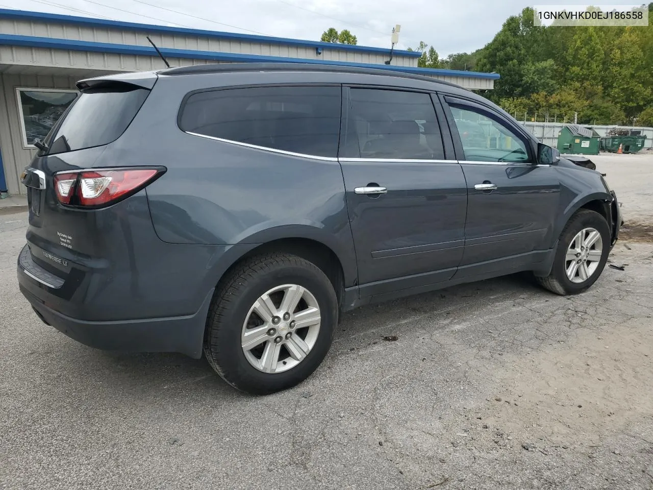 2014 Chevrolet Traverse Lt VIN: 1GNKVHKD0EJ186558 Lot: 71822354