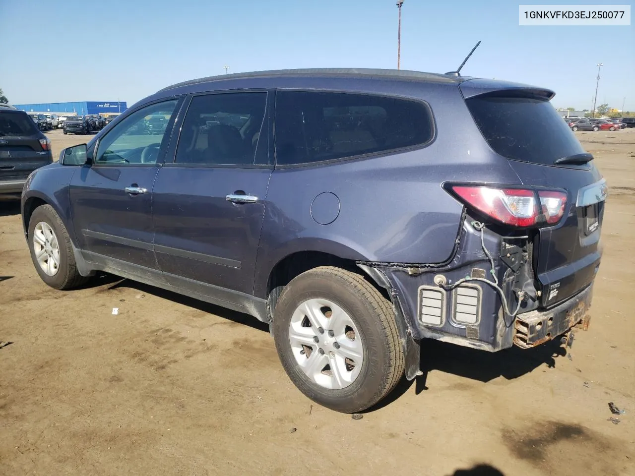 2014 Chevrolet Traverse Ls VIN: 1GNKVFKD3EJ250077 Lot: 71999284