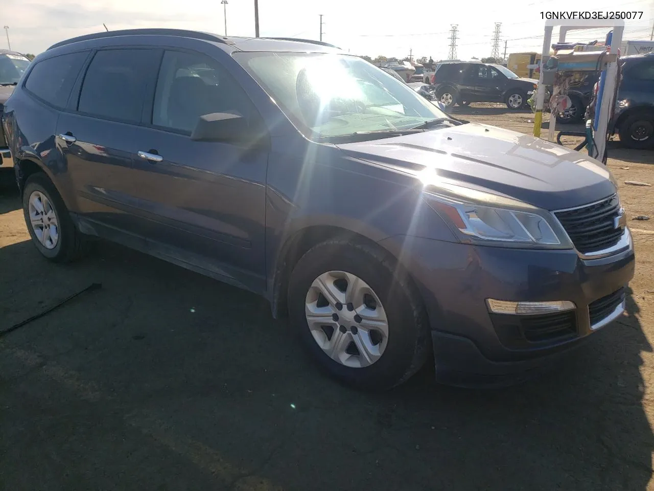 2014 Chevrolet Traverse Ls VIN: 1GNKVFKD3EJ250077 Lot: 71999284