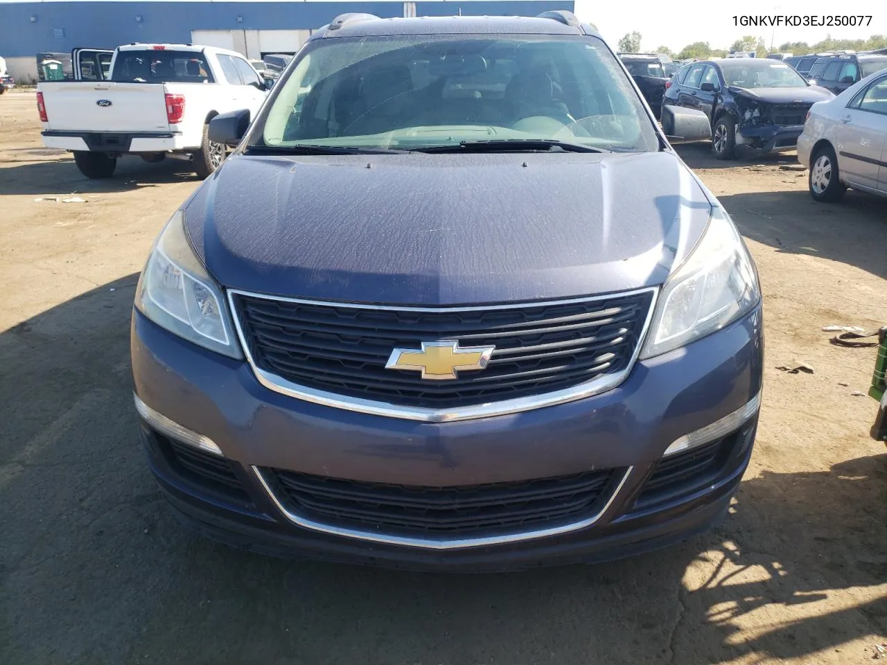 2014 Chevrolet Traverse Ls VIN: 1GNKVFKD3EJ250077 Lot: 71999284