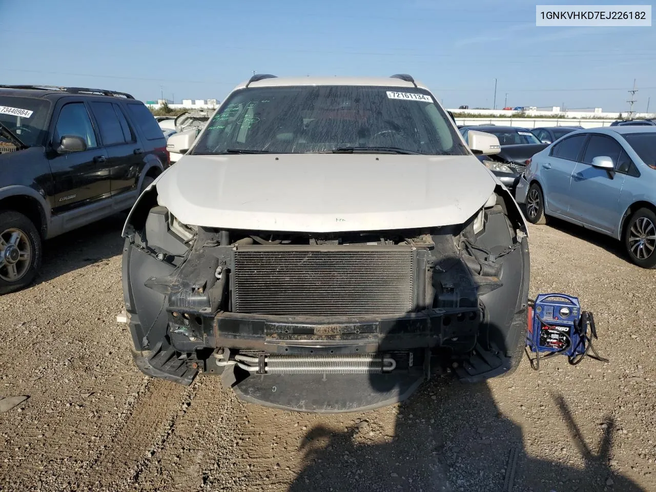 2014 Chevrolet Traverse Lt VIN: 1GNKVHKD7EJ226182 Lot: 72161134