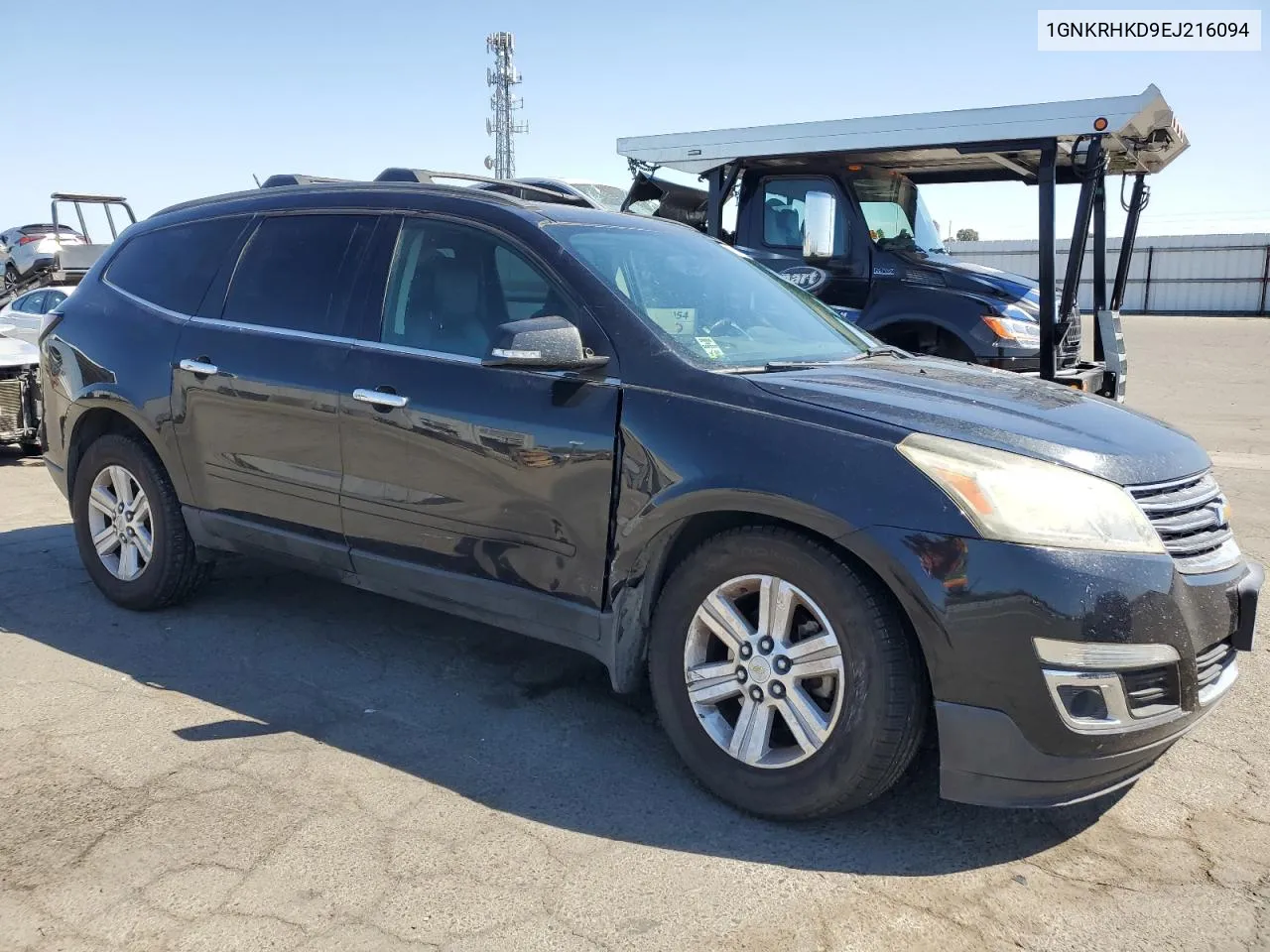 2014 Chevrolet Traverse Lt VIN: 1GNKRHKD9EJ216094 Lot: 72470934