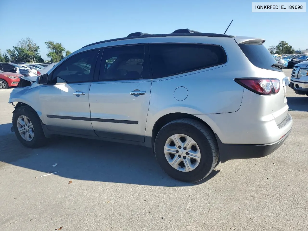 2014 Chevrolet Traverse Ls VIN: 1GNKRFED1EJ189098 Lot: 72528904