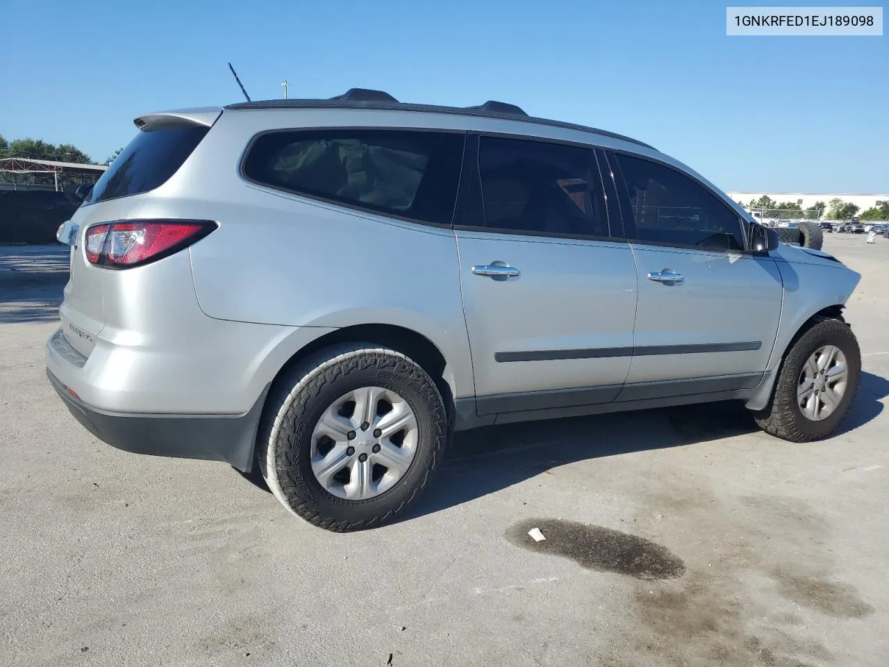 2014 Chevrolet Traverse Ls VIN: 1GNKRFED1EJ189098 Lot: 72528904