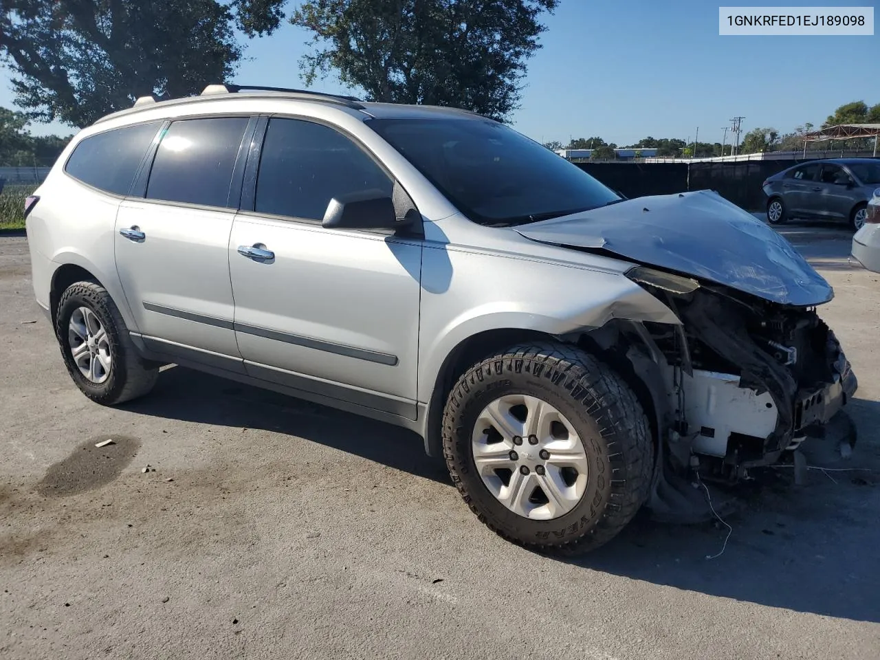 2014 Chevrolet Traverse Ls VIN: 1GNKRFED1EJ189098 Lot: 72528904