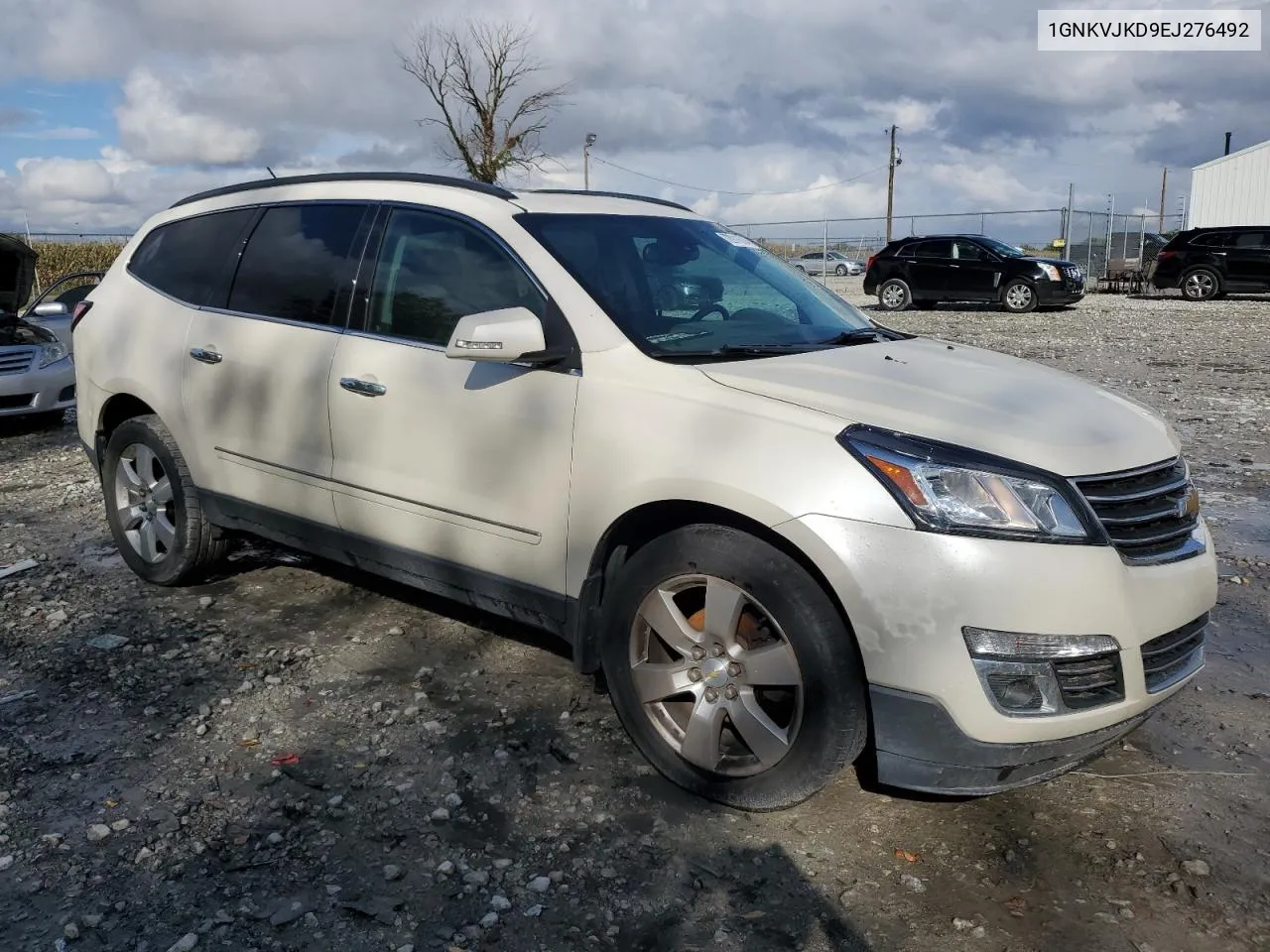 2014 Chevrolet Traverse Ltz VIN: 1GNKVJKD9EJ276492 Lot: 72911614