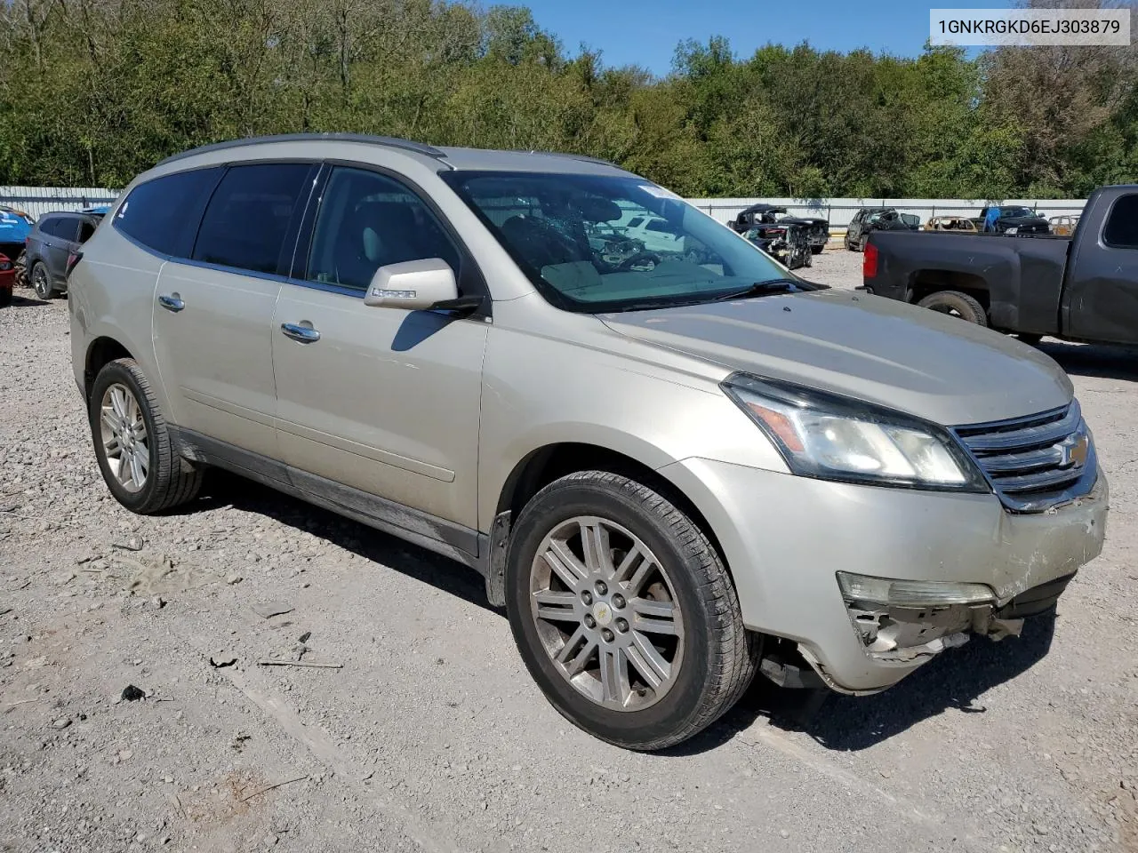 1GNKRGKD6EJ303879 2014 Chevrolet Traverse Lt