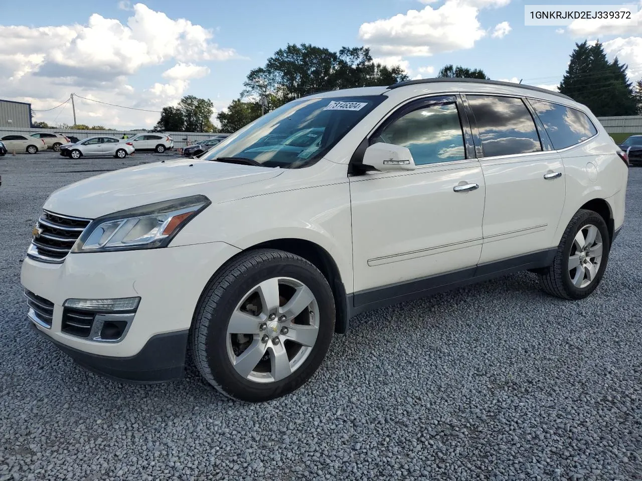 2014 Chevrolet Traverse Ltz VIN: 1GNKRJKD2EJ339372 Lot: 73146304