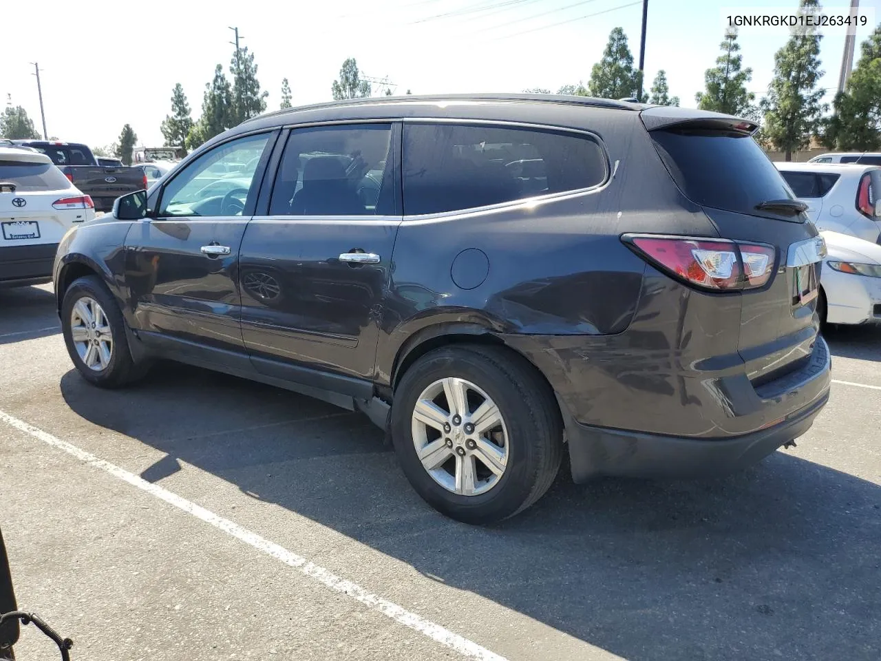 2014 Chevrolet Traverse Lt VIN: 1GNKRGKD1EJ263419 Lot: 73431214