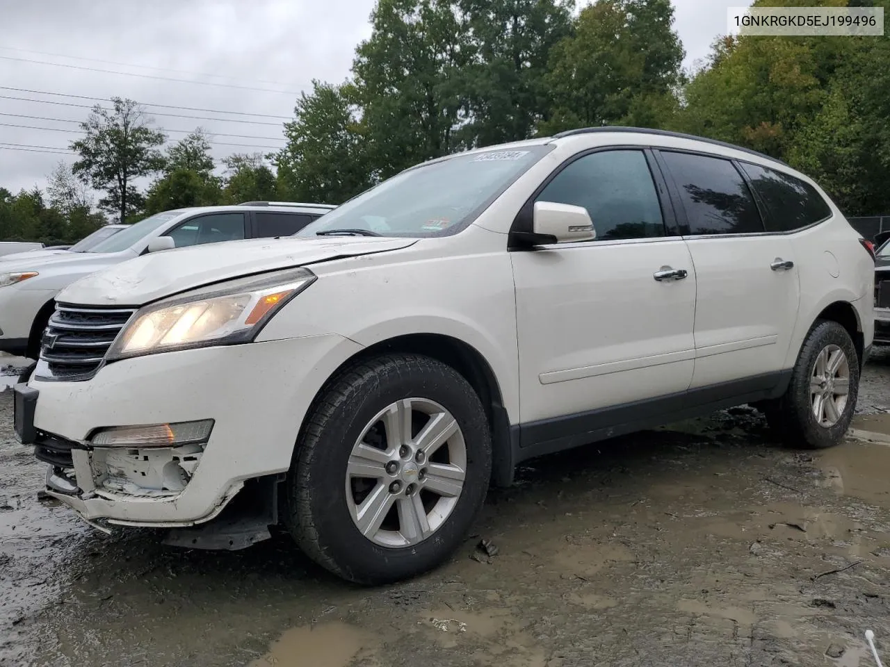 2014 Chevrolet Traverse Lt VIN: 1GNKRGKD5EJ199496 Lot: 73439794