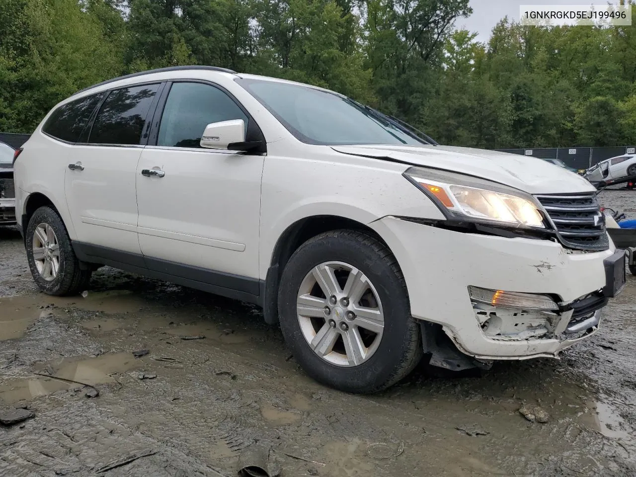 2014 Chevrolet Traverse Lt VIN: 1GNKRGKD5EJ199496 Lot: 73439794