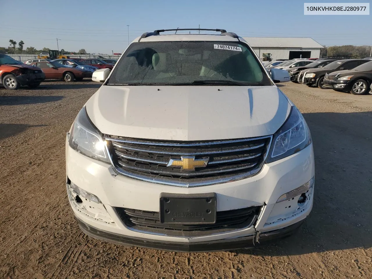 2014 Chevrolet Traverse Lt VIN: 1GNKVHKD8EJ280977 Lot: 74074174