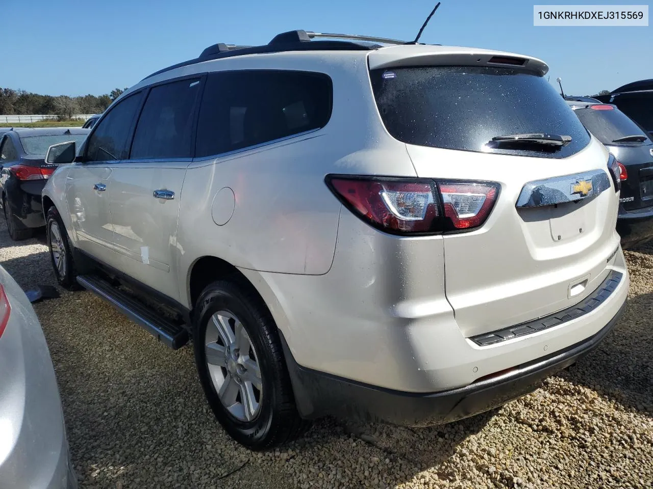 2014 Chevrolet Traverse Lt VIN: 1GNKRHKDXEJ315569 Lot: 74147134