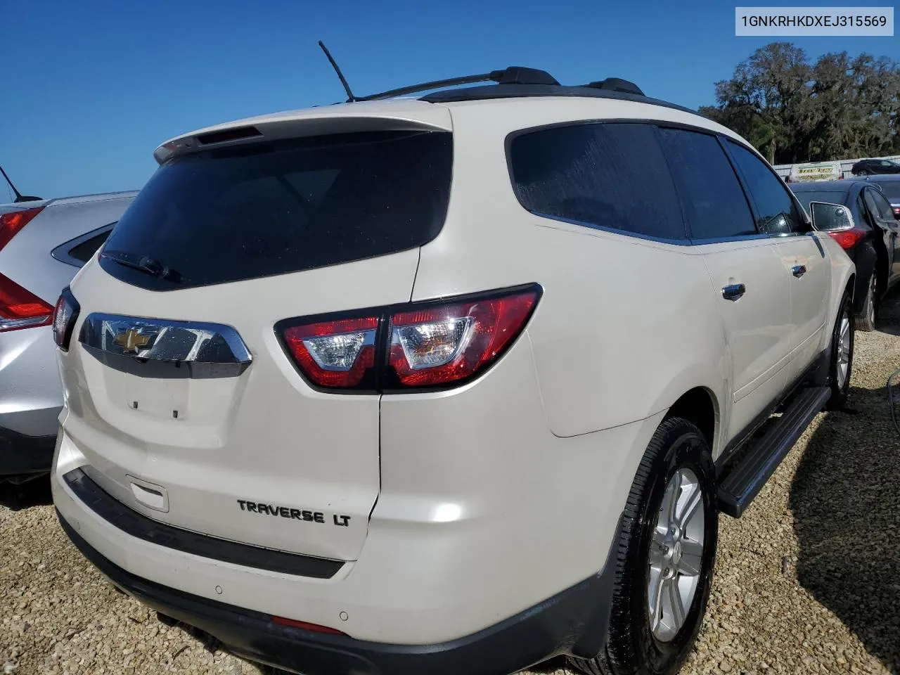 1GNKRHKDXEJ315569 2014 Chevrolet Traverse Lt