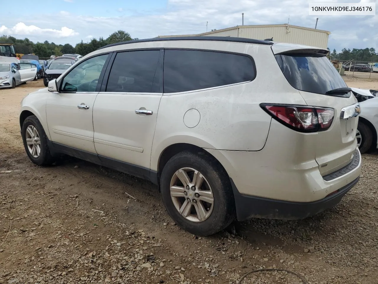 1GNKVHKD9EJ346176 2014 Chevrolet Traverse Lt