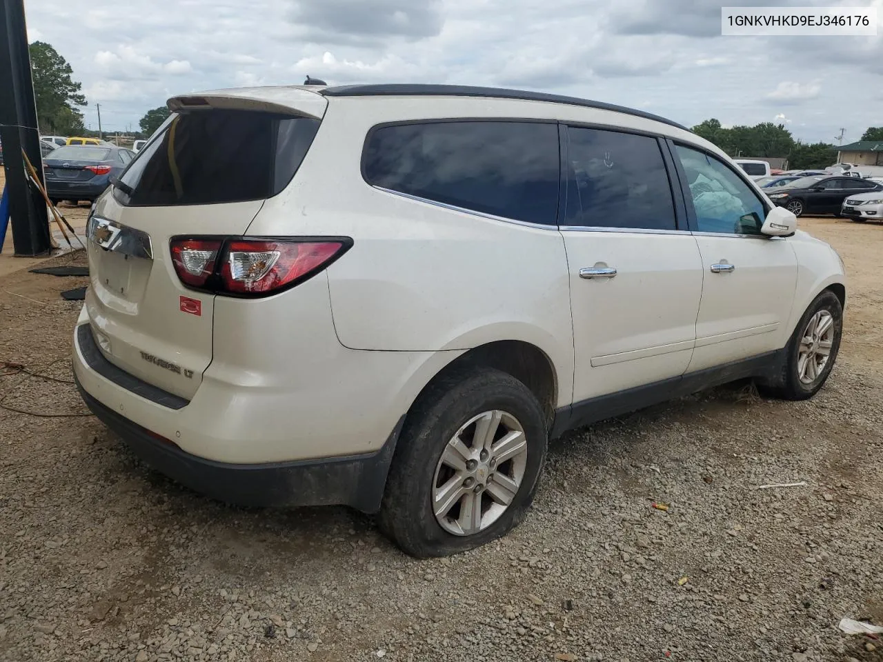 1GNKVHKD9EJ346176 2014 Chevrolet Traverse Lt