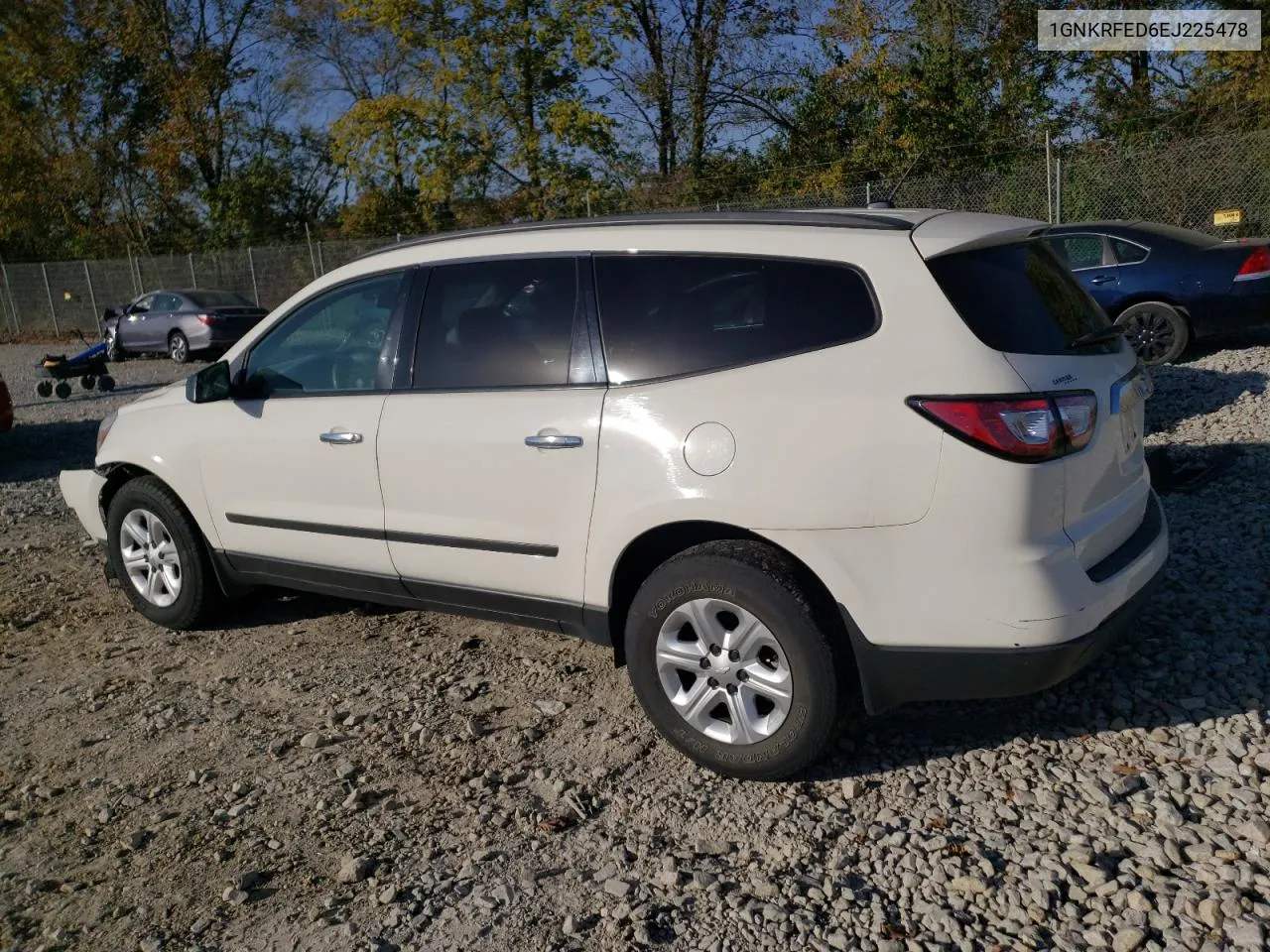 2014 Chevrolet Traverse Ls VIN: 1GNKRFED6EJ225478 Lot: 74805084