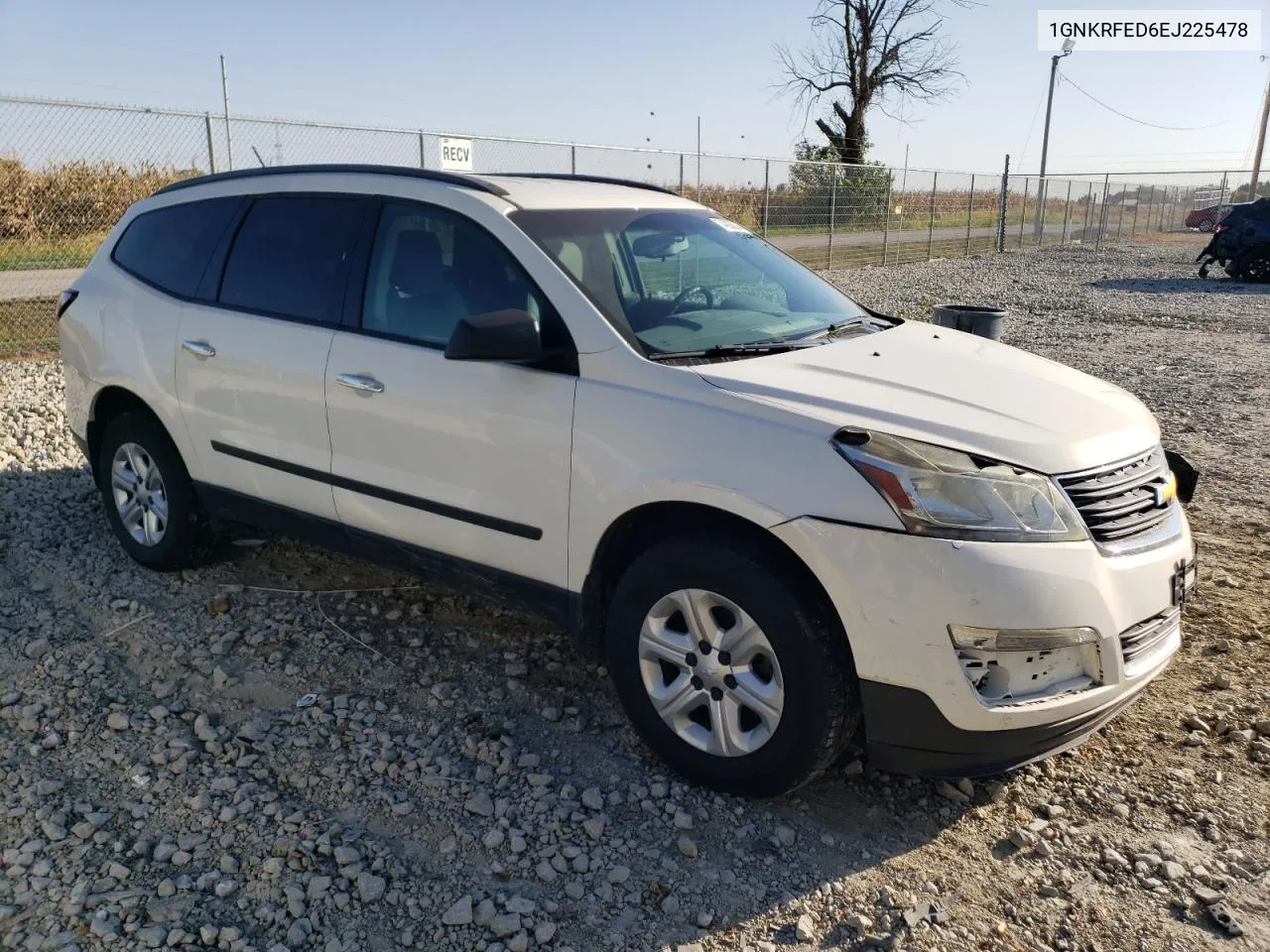 2014 Chevrolet Traverse Ls VIN: 1GNKRFED6EJ225478 Lot: 74805084