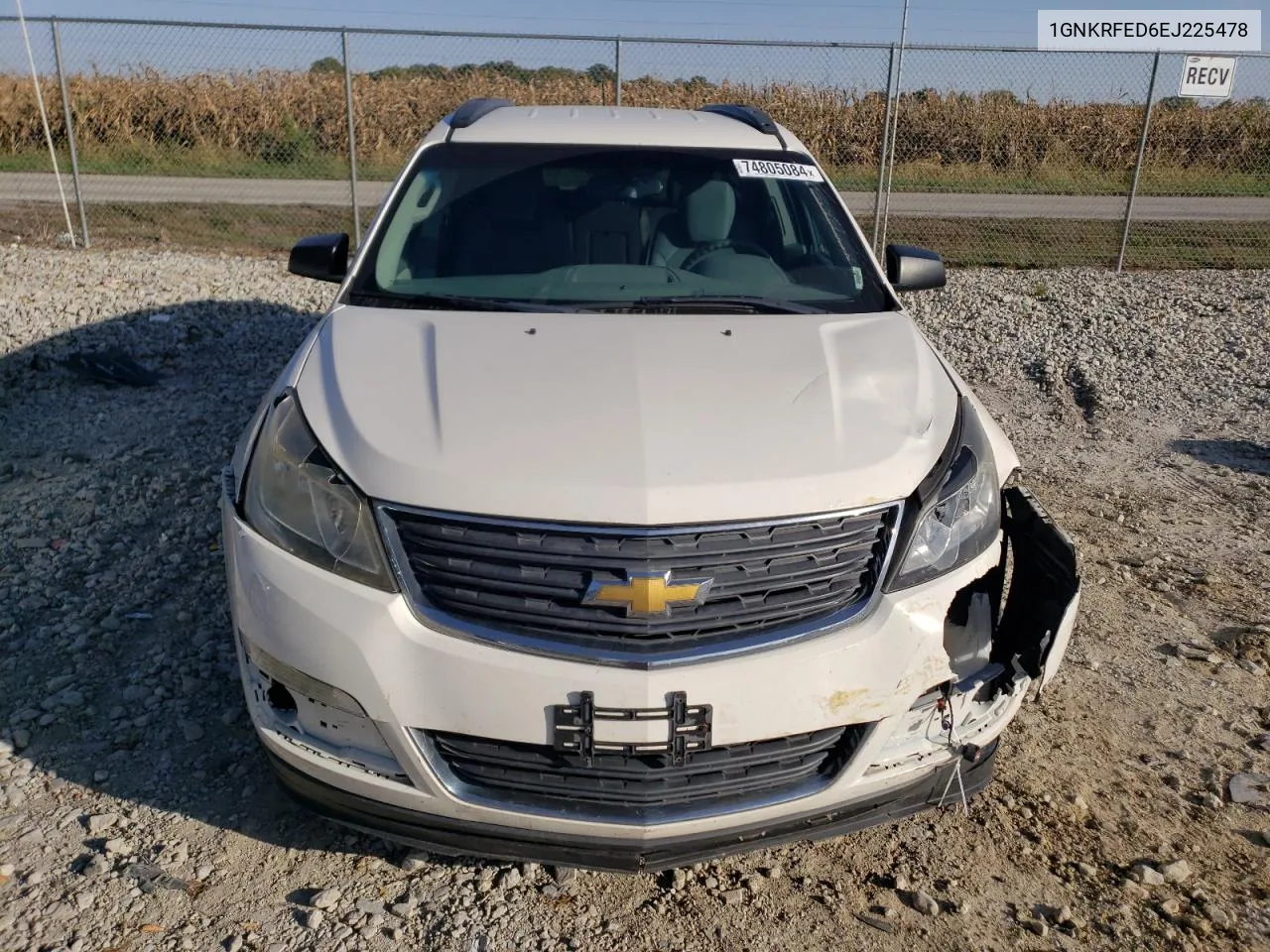 2014 Chevrolet Traverse Ls VIN: 1GNKRFED6EJ225478 Lot: 74805084