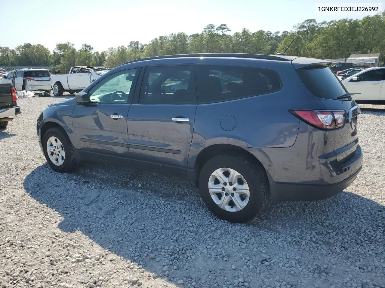 2014 Chevrolet Traverse Ls VIN: 1GNKRFED3EJ226992 Lot: 74837294