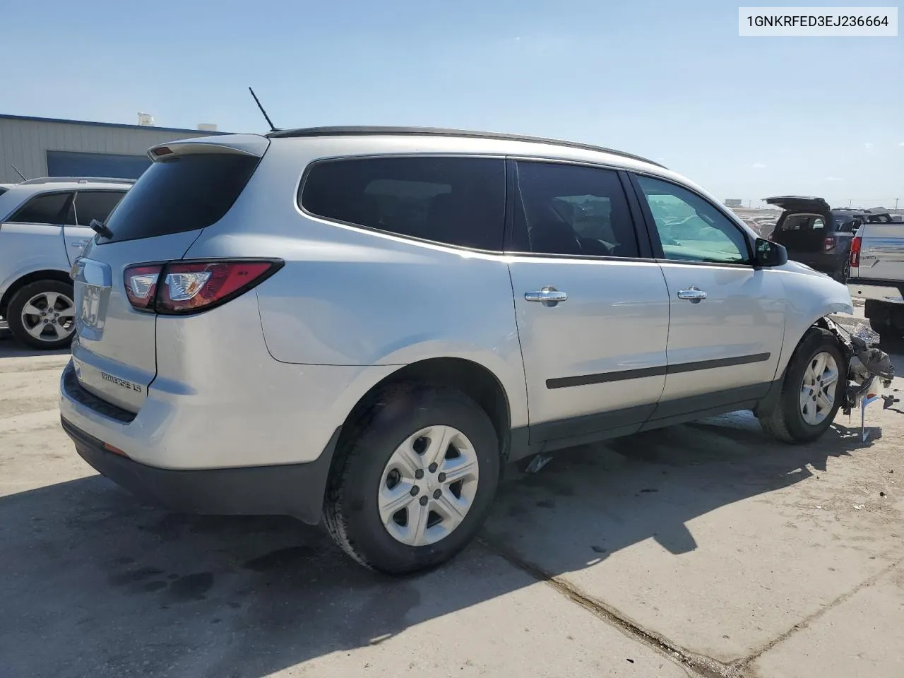 2014 Chevrolet Traverse Ls VIN: 1GNKRFED3EJ236664 Lot: 75357944