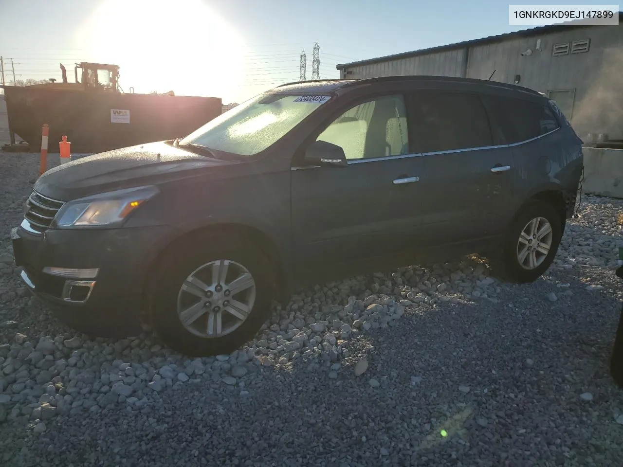 1GNKRGKD9EJ147899 2014 Chevrolet Traverse Lt