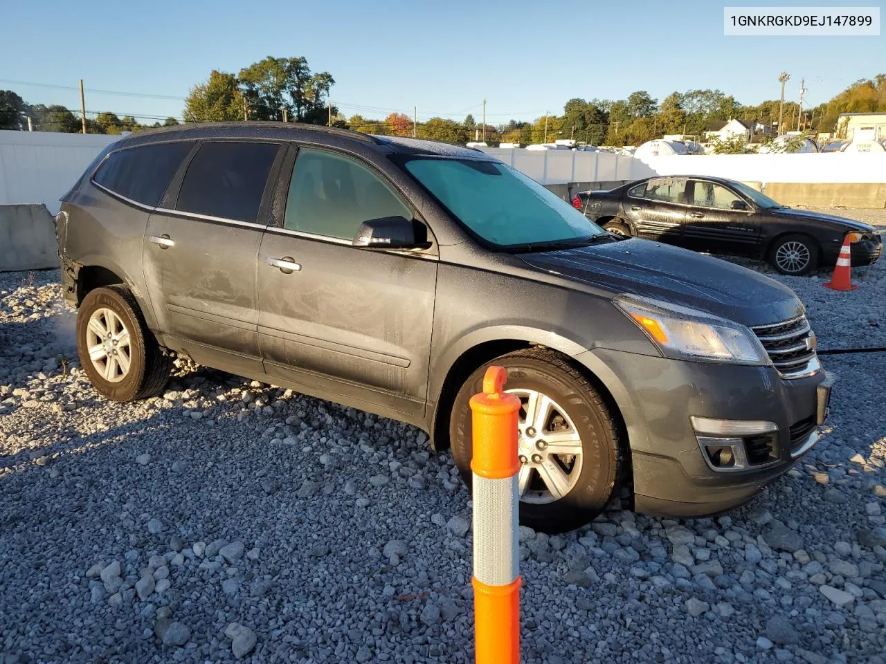 1GNKRGKD9EJ147899 2014 Chevrolet Traverse Lt