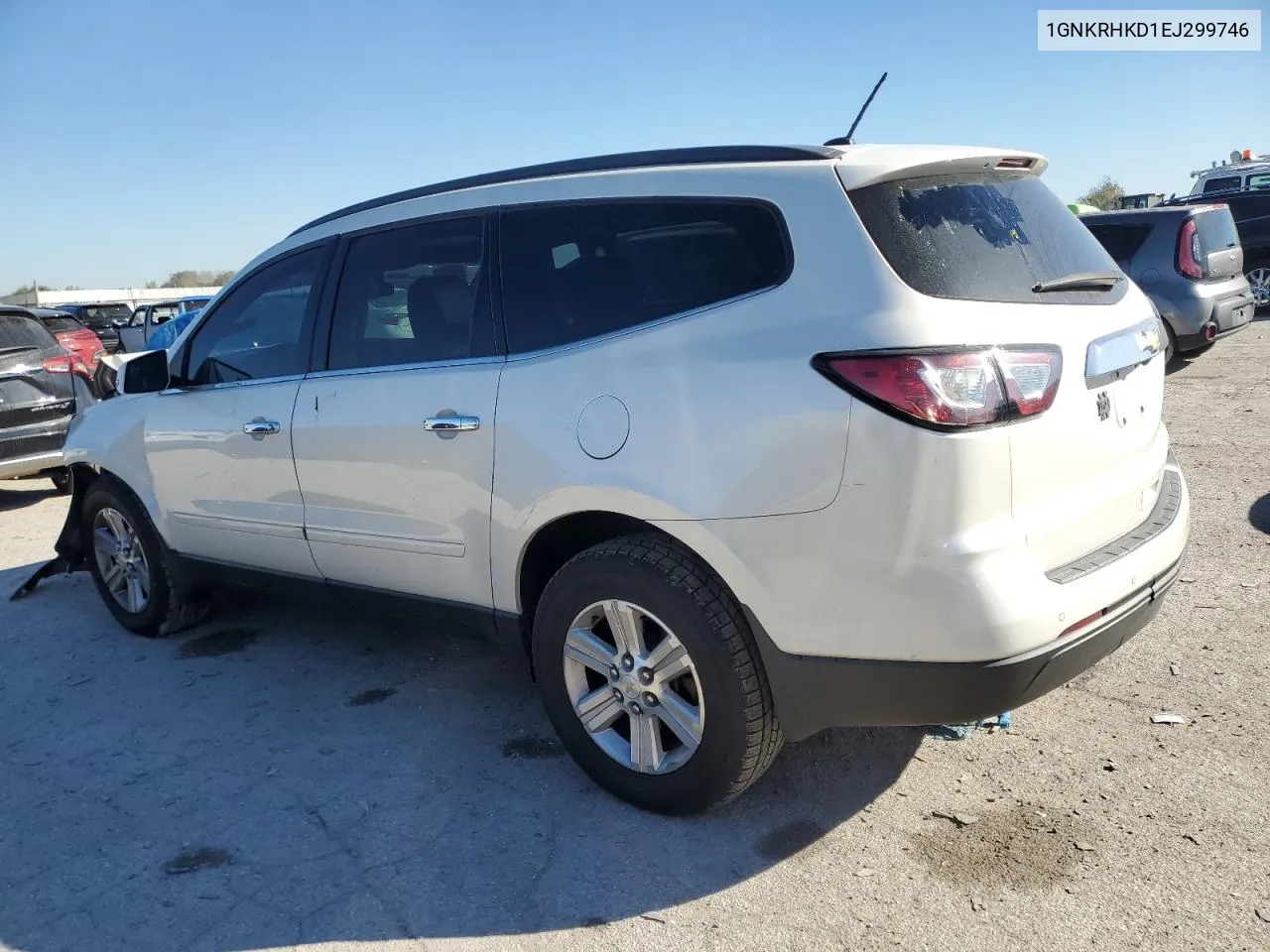 2014 Chevrolet Traverse Lt VIN: 1GNKRHKD1EJ299746 Lot: 75818414