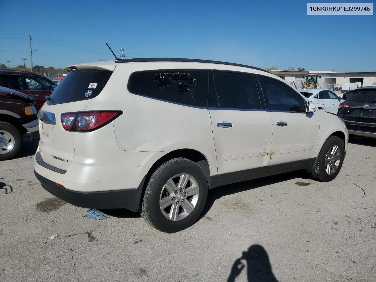 1GNKRHKD1EJ299746 2014 Chevrolet Traverse Lt