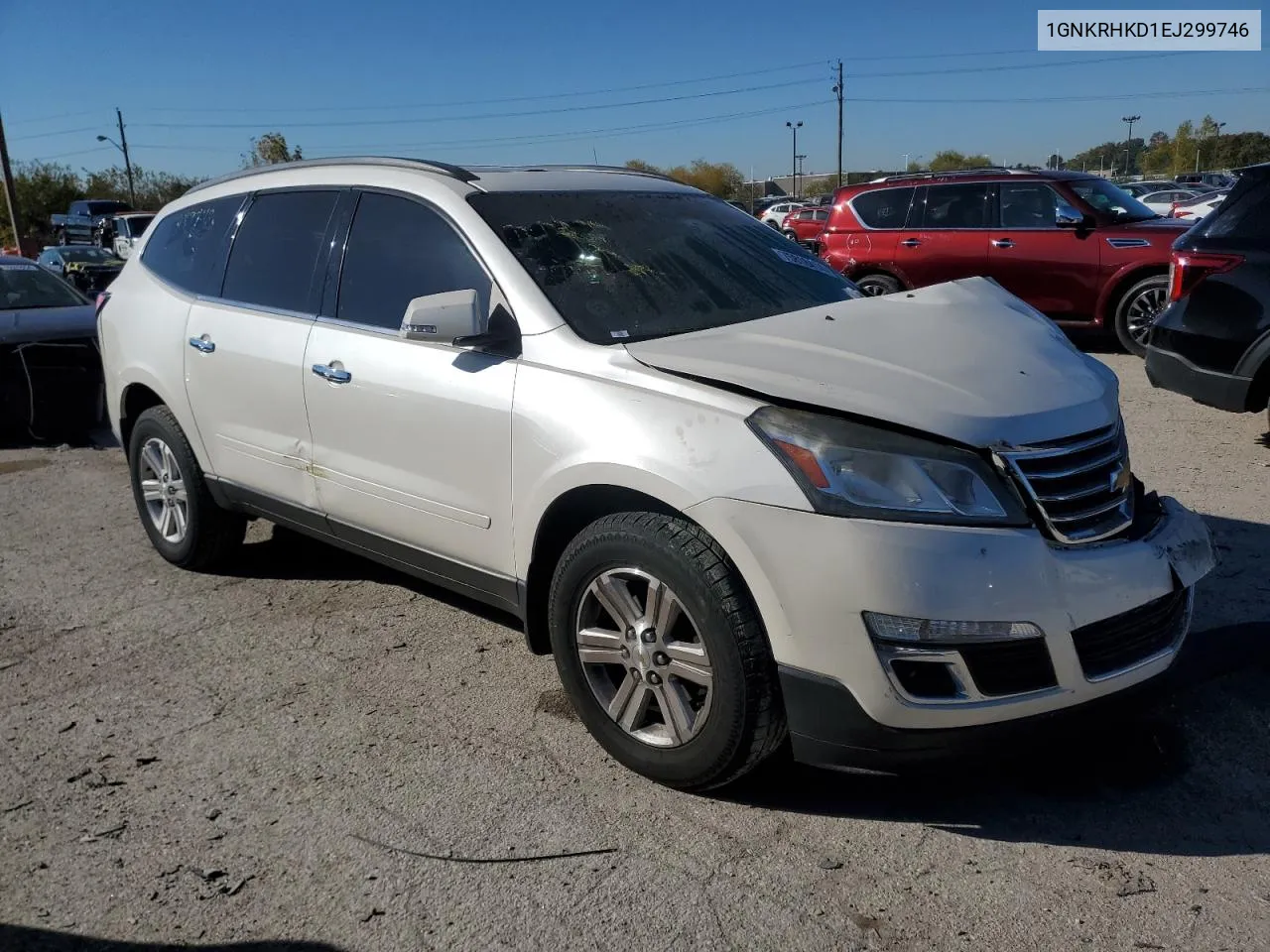 1GNKRHKD1EJ299746 2014 Chevrolet Traverse Lt