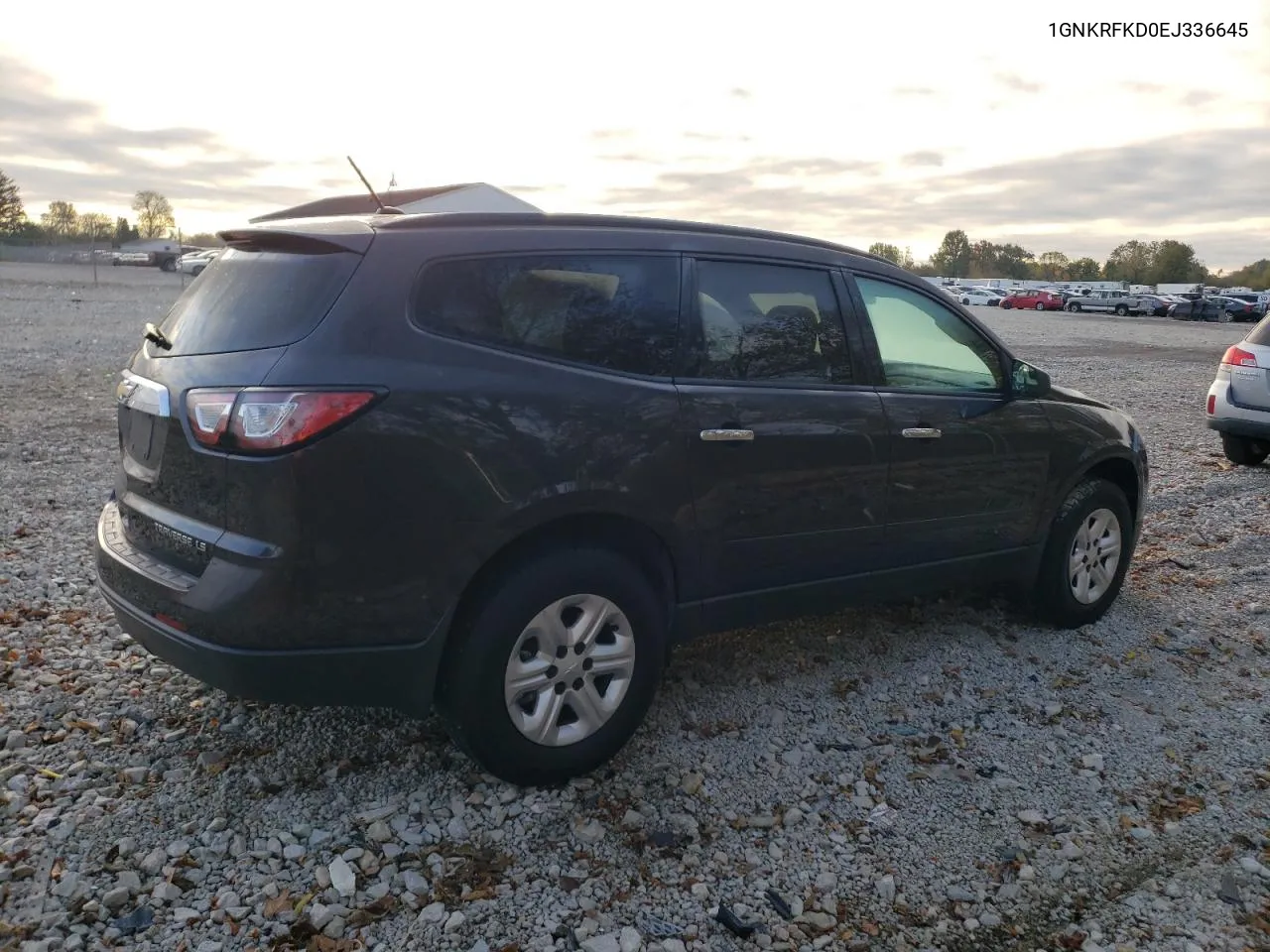 2014 Chevrolet Traverse Ls VIN: 1GNKRFKD0EJ336645 Lot: 76115464