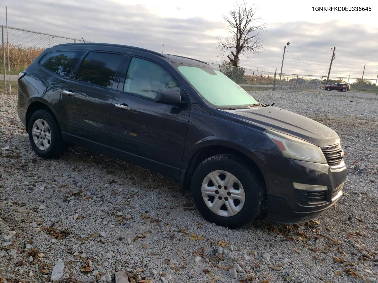 2014 Chevrolet Traverse Ls VIN: 1GNKRFKD0EJ336645 Lot: 76115464