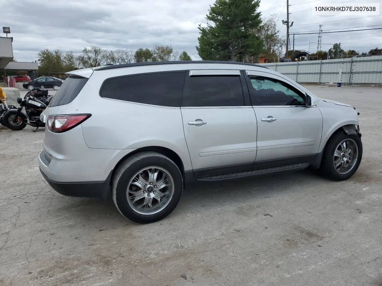 2014 Chevrolet Traverse Lt VIN: 1GNKRHKD7EJ307638 Lot: 76166764