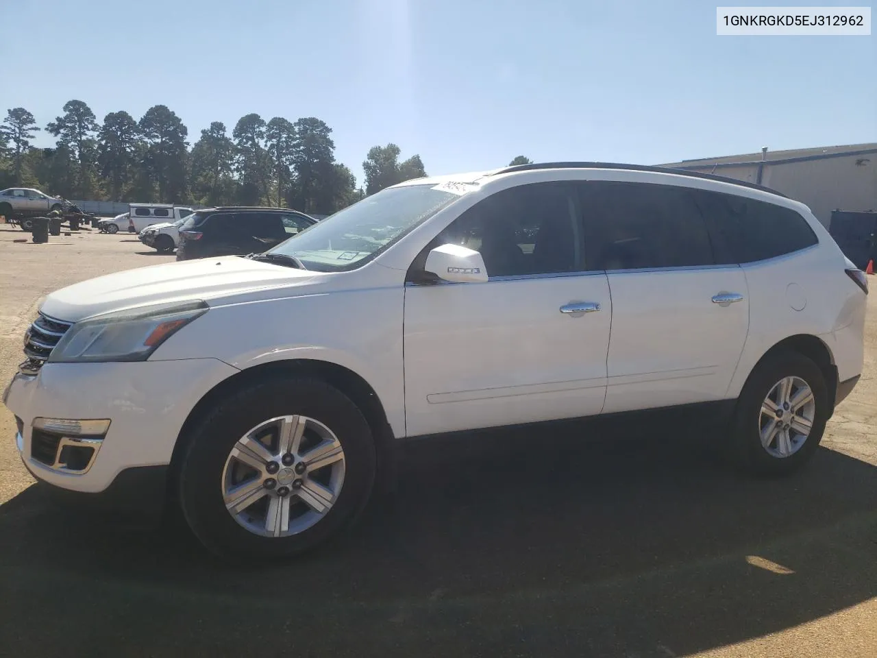 2014 Chevrolet Traverse Lt VIN: 1GNKRGKD5EJ312962 Lot: 76459434