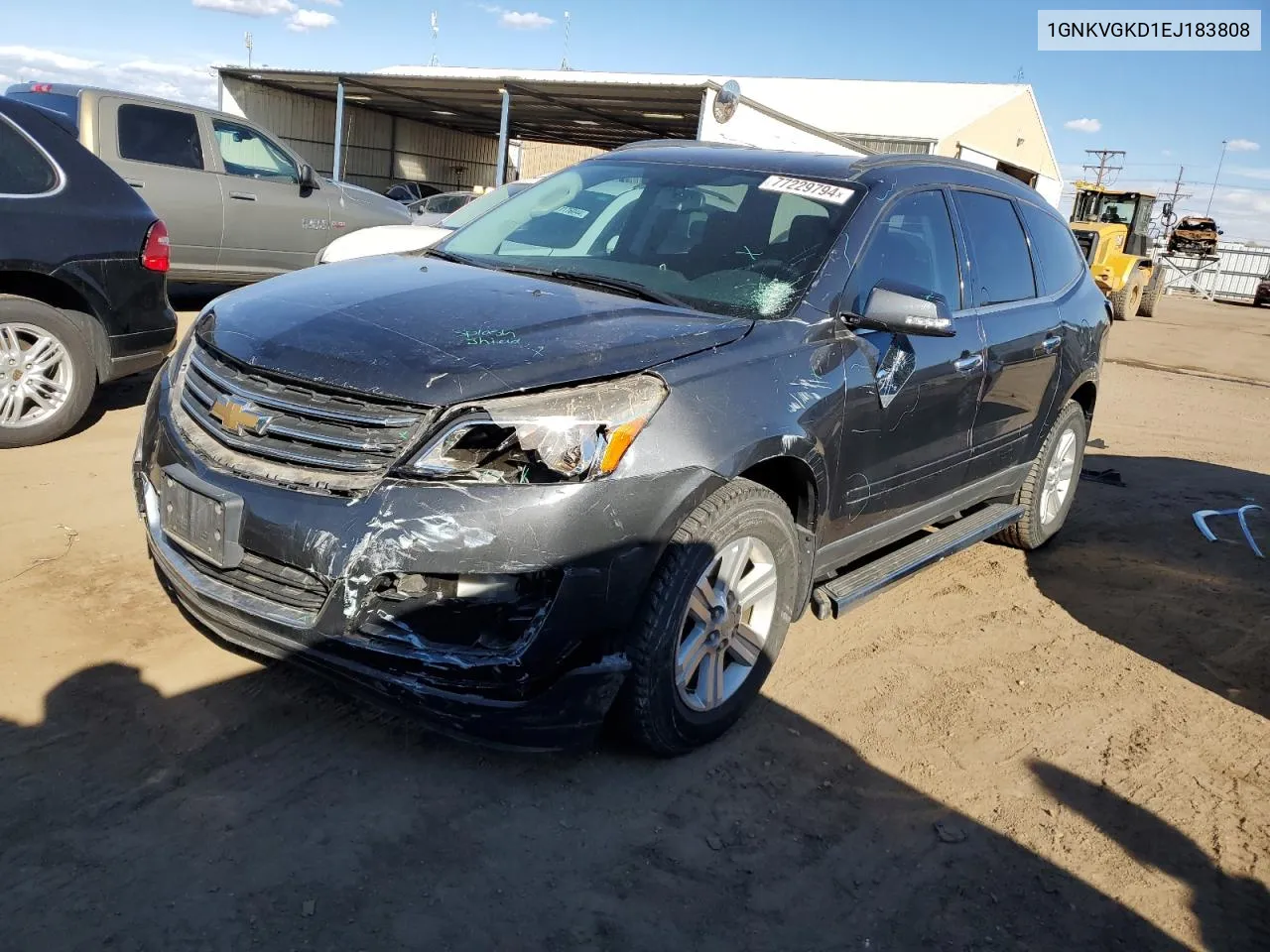 2014 Chevrolet Traverse Lt VIN: 1GNKVGKD1EJ183808 Lot: 77229794