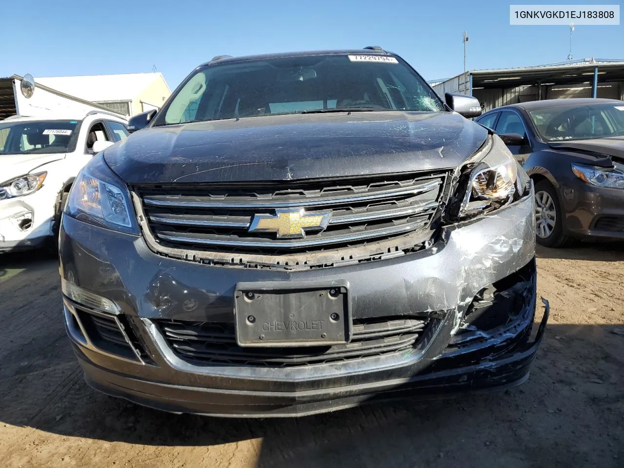 2014 Chevrolet Traverse Lt VIN: 1GNKVGKD1EJ183808 Lot: 77229794