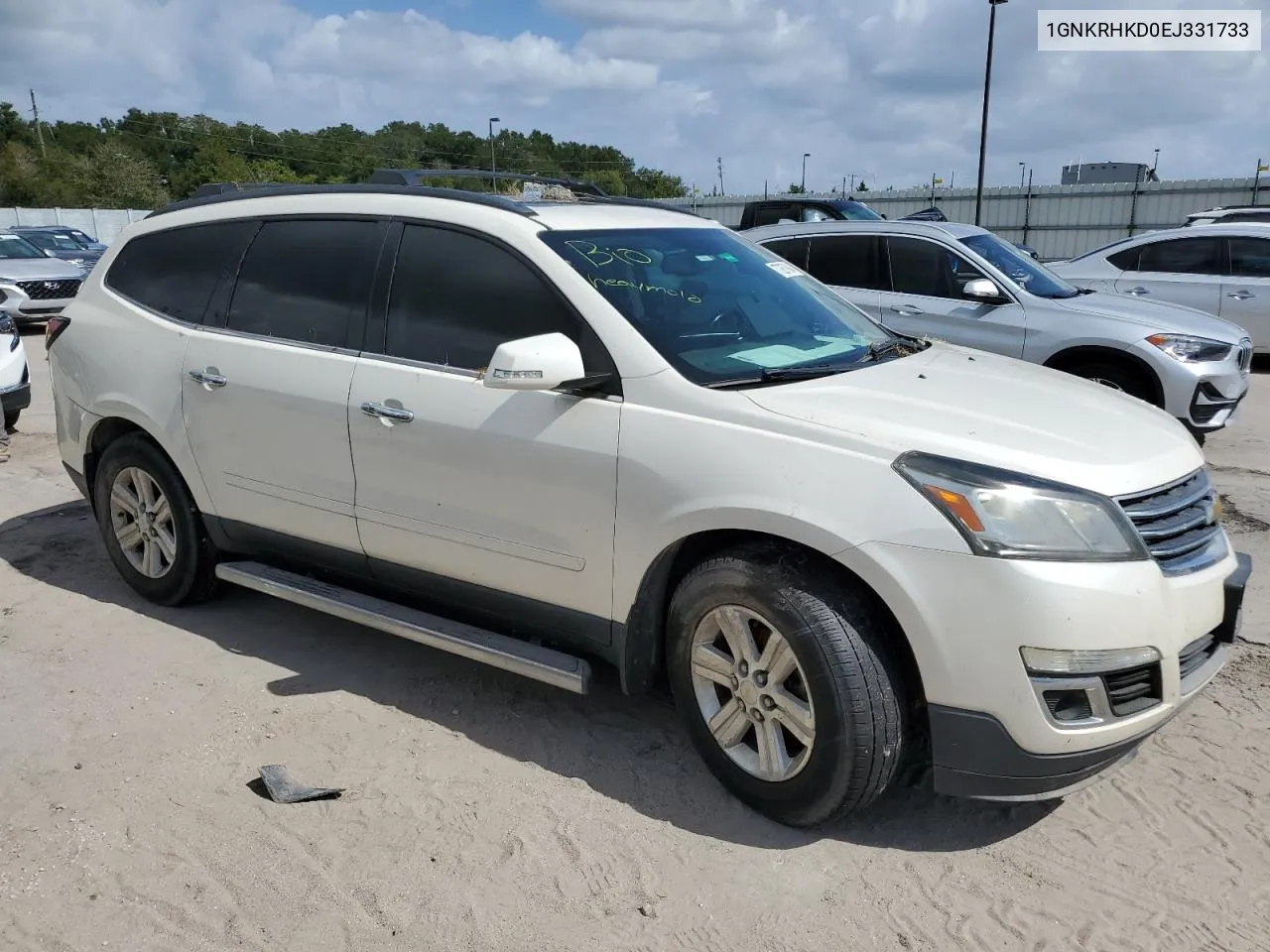 2014 Chevrolet Traverse Lt VIN: 1GNKRHKD0EJ331733 Lot: 77267894