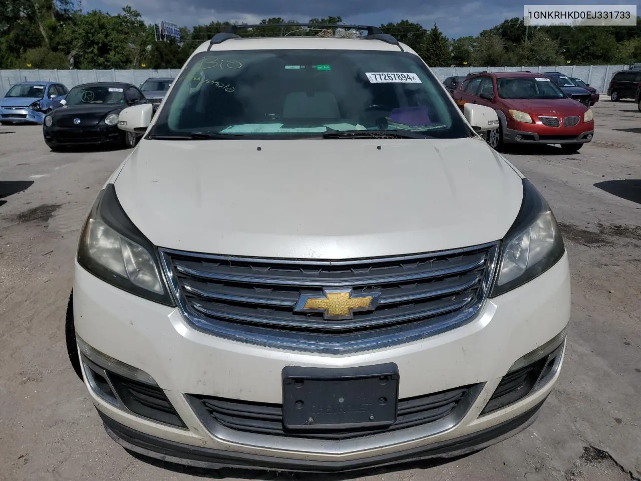 2014 Chevrolet Traverse Lt VIN: 1GNKRHKD0EJ331733 Lot: 77267894