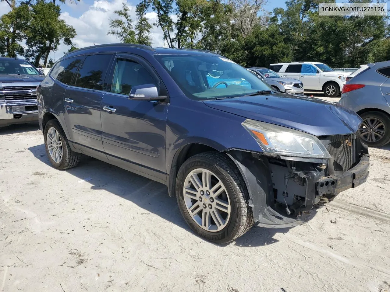 2014 Chevrolet Traverse Lt VIN: 1GNKVGKD8EJ275126 Lot: 77357504