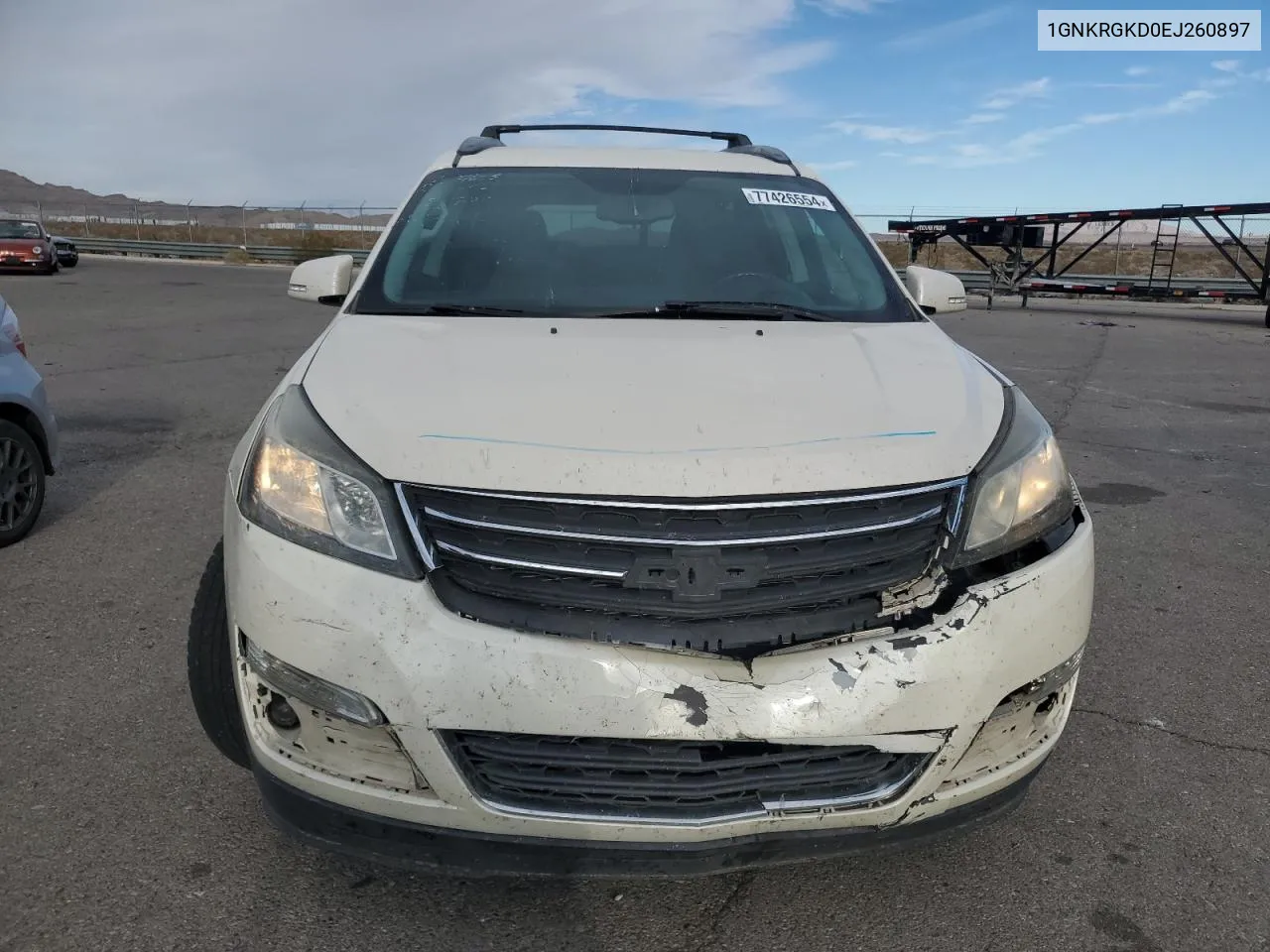 2014 Chevrolet Traverse Lt VIN: 1GNKRGKD0EJ260897 Lot: 77426554